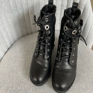 Black Combat Boots